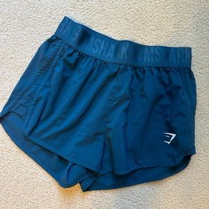 Gymshark teal shorts